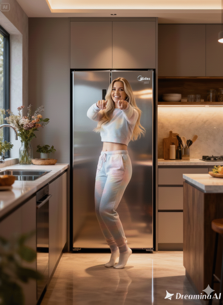 Geladeira Midea side by side 511L inverter preta com Design Premium e Conectividade em 2025