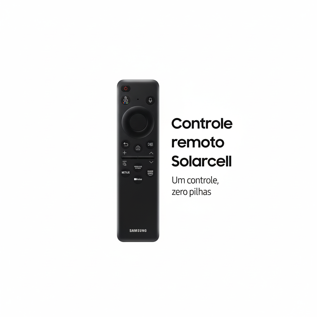 Controle remoto SolarCell da Smart TV Samsung Vision AI TV 43 QEF1
