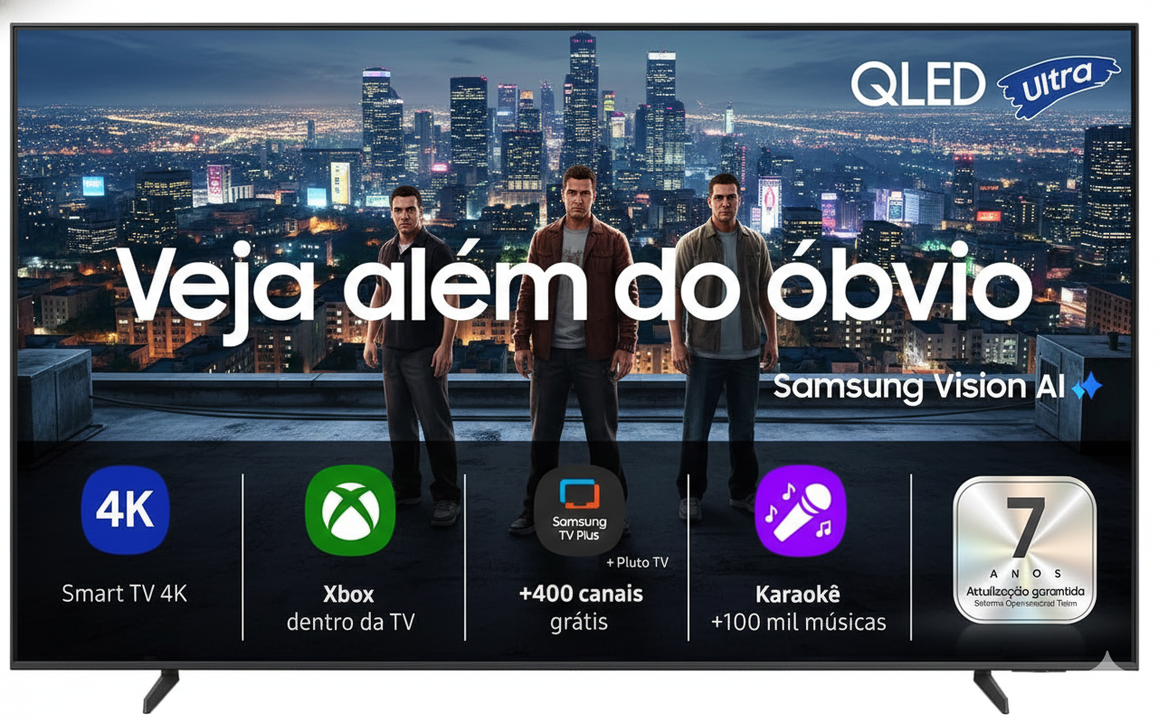 Smart TV Samsung 43 QLED 4K